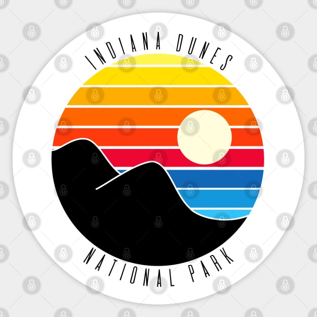 Indiana Dunes National Park Sticker by Megan Noble